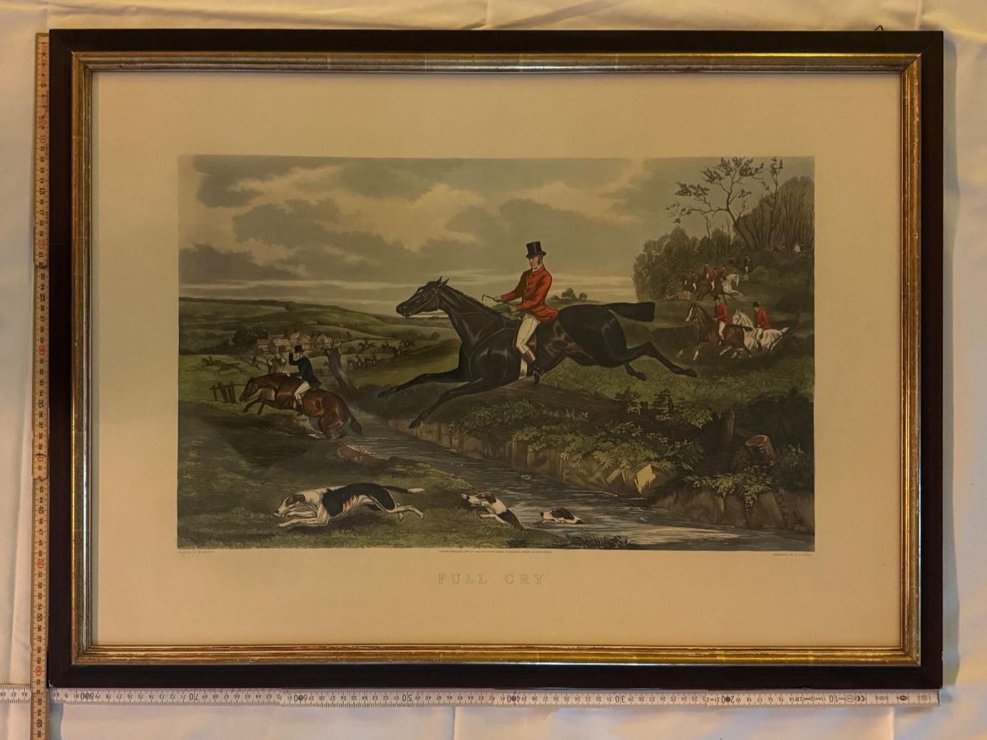 Grafica & Litografie: Original Lithographie "Full Cry" im Rahmen – Usato da Lachen SZ venduto da rs_73