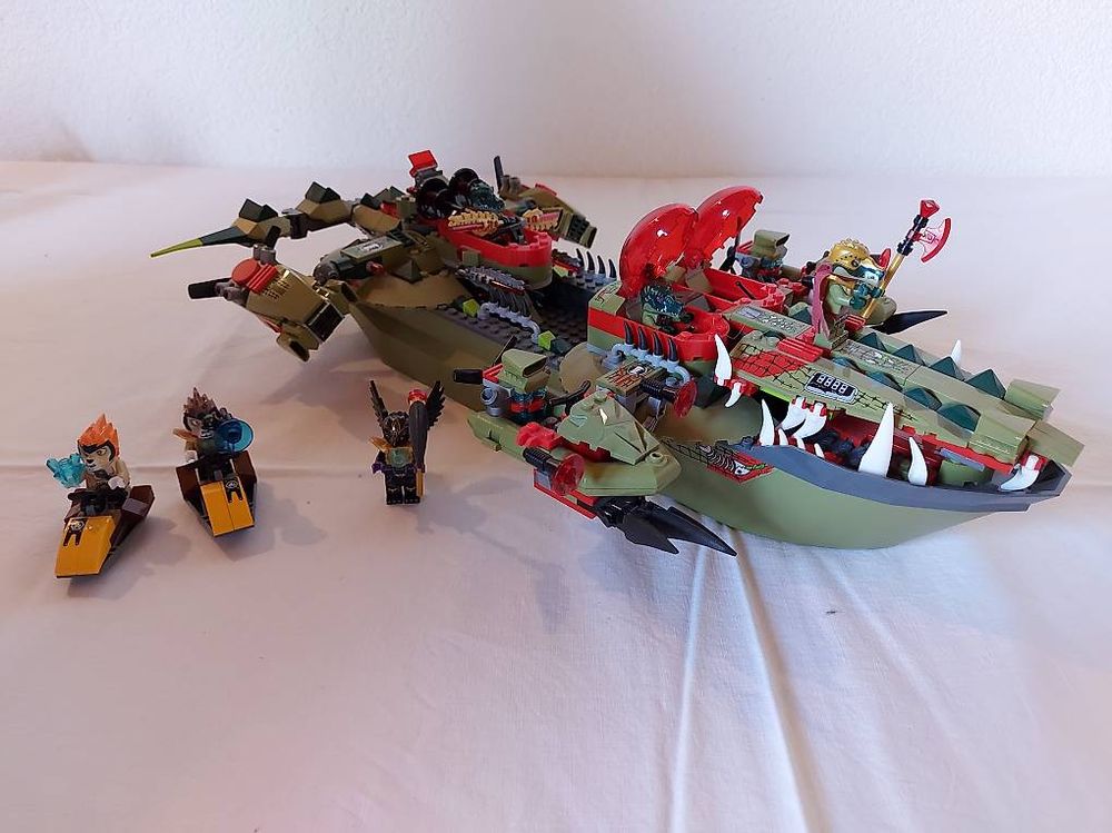 Lego Kit di costruzioni: LEGO 70006 CHIMA Cragger's Croc-Boot Zentrale – Usato da Kirchlindach venduto da jackyma
