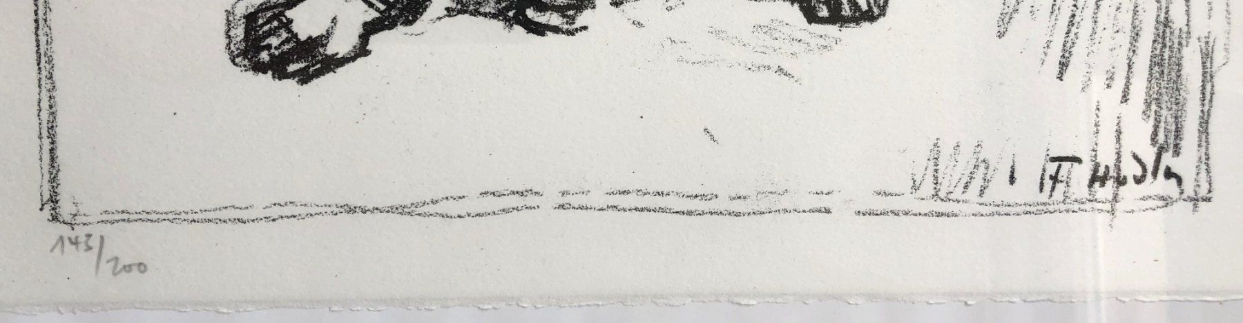 Grafiken & Lithographien: Ferdinand Hodler - Lithographie - "Blick i.d. Unendlichkeit" – Gebraucht aus Schaffhausen von durruti 2