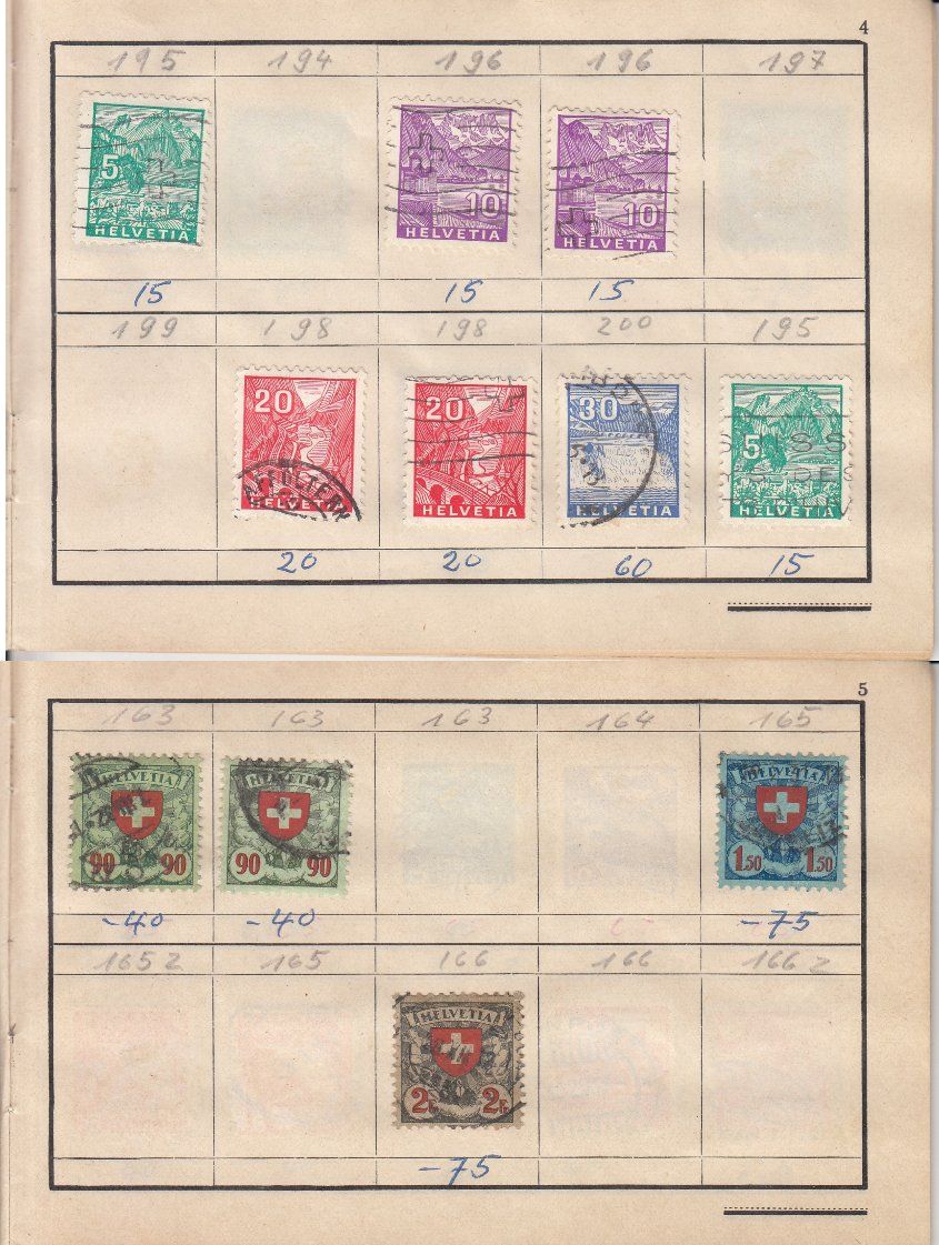 Tutti i francobolli: Auswahlheftchen CH – Usato da Bürglen TG venduto da StampGraf 3