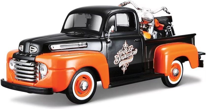 Kit di modellismo & Modellini statici: HARLEY DAVIDSON Modell - Pickup & Motorrad – Nuovo (secondo la descrizione) da Gurmels venduto da topsommer 2