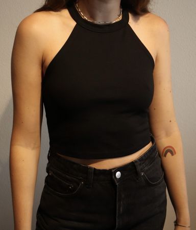 Kurzes “Zara” Top mit Neckholder