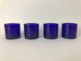 Marimekko/Iittala Kivi Teelichter Glas blau 4er Set