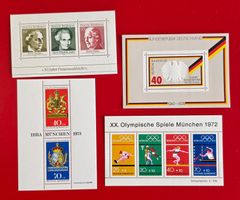 DEUTSCHLAND LOT BLÖCKE AUS 1969 -1974** POSTFRISCH