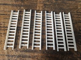 lego 4207 lot de 6 pièces White Ladder 14 x 2 1/2 with 13