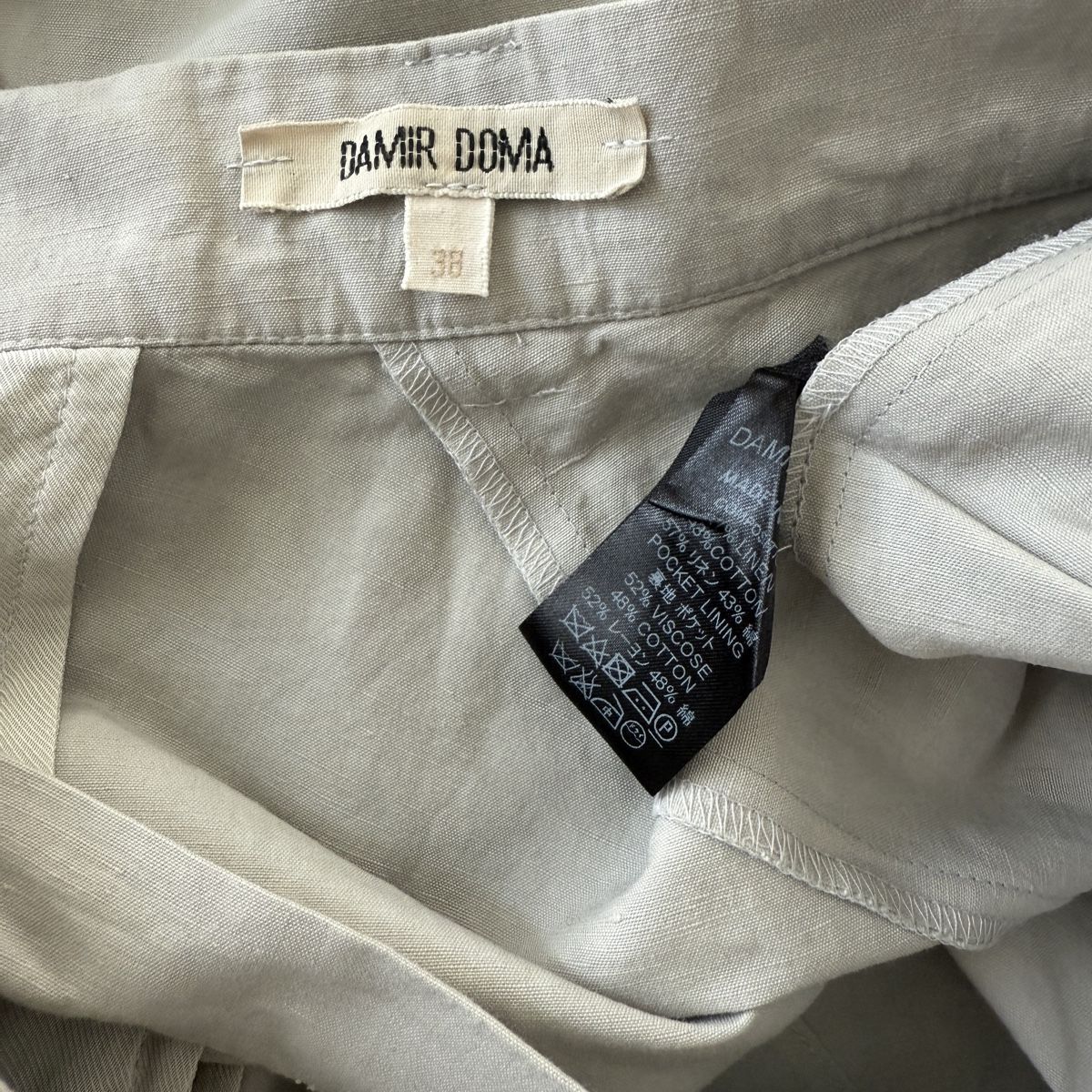 Pantaloni: DAMIR DOMA Linen/Cotton Pants – Nuovo (secondo la descrizione) da Emmen venduto da Avviivva_Com2023 9