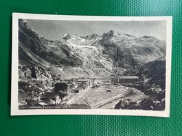 Gletsch, Furkastrasse und Rhonegletscher