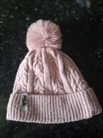 Fila Mütze rosa Zopfmuster Bommel guter Zustand