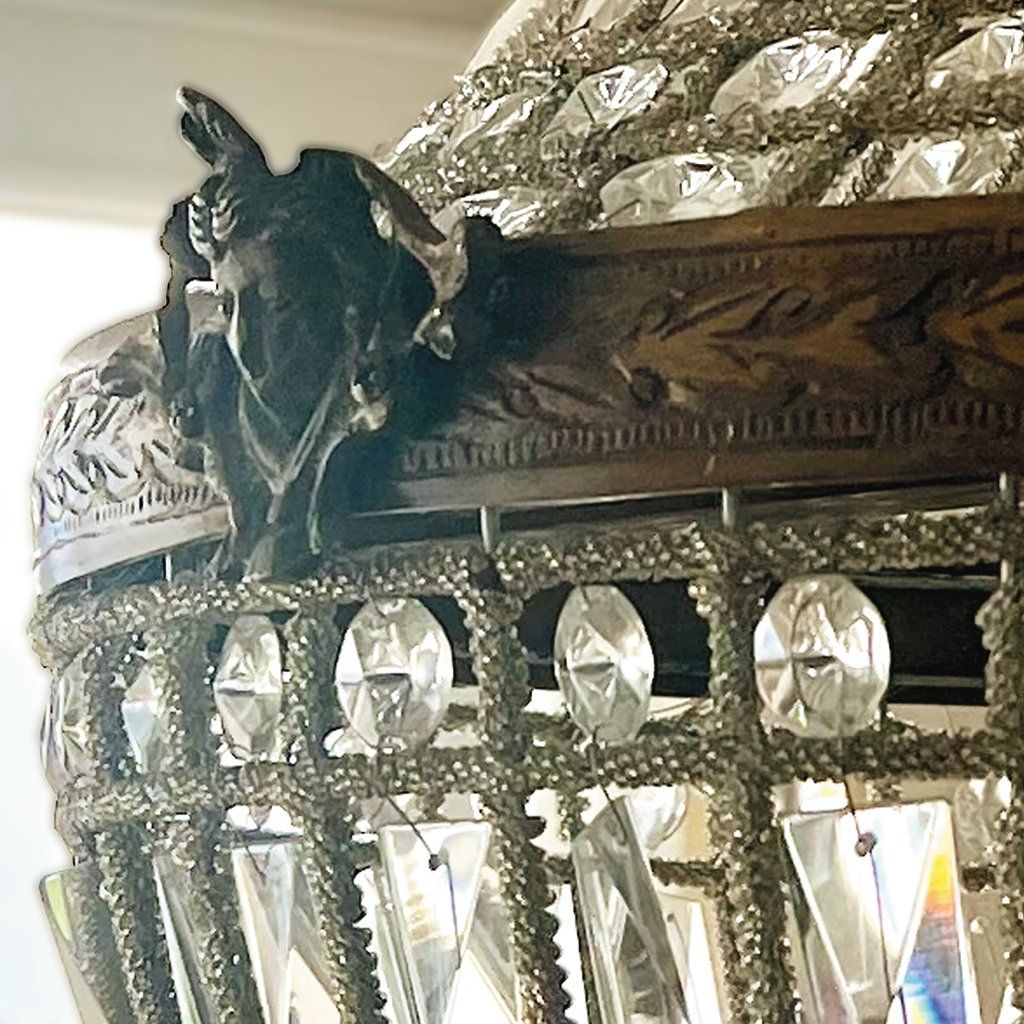 Lampadari & plafoniere: Korbleuchter Medusen Köpfen – Usato da Luzern venduto da Schneetaube 4