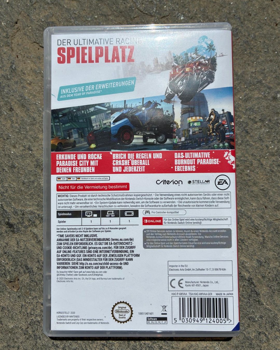 Giochi: Burnout Paradise Remastered - Switch – Usato da Zürich venduto da need_something 1