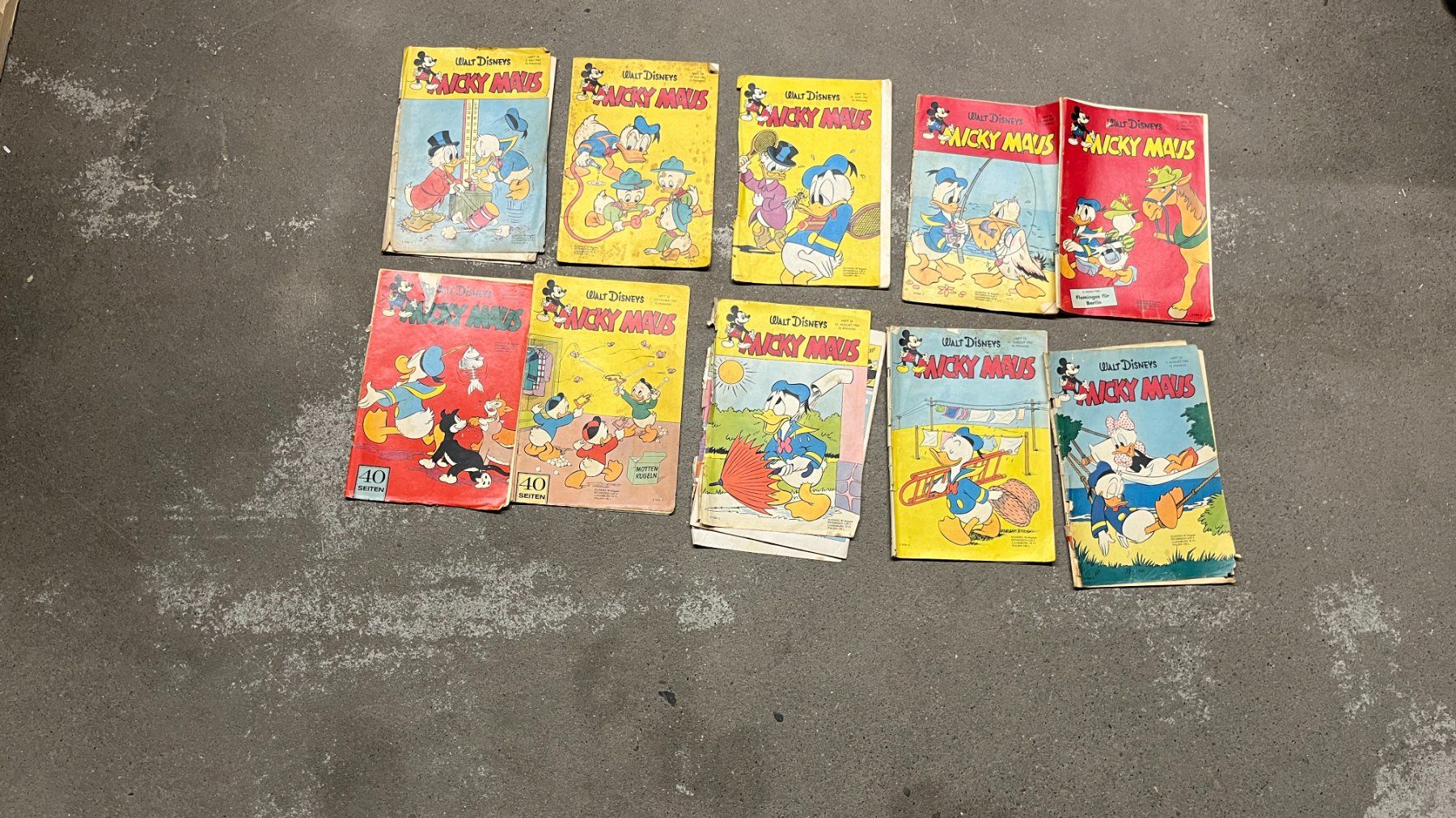 Comics: Mickey Maus Hefte 1963, 34 Stück – Gebraucht aus Bern von daskannweg 2