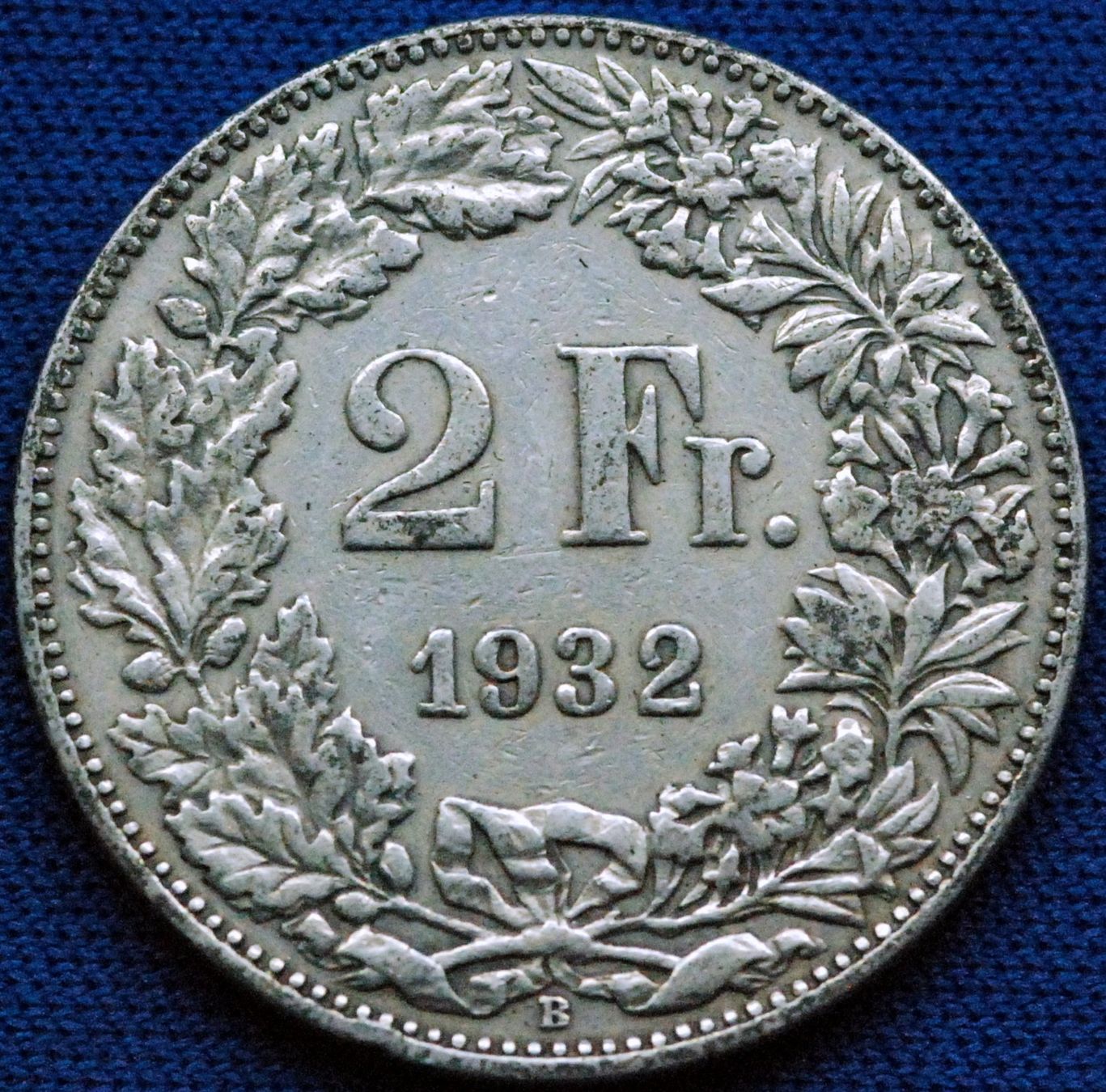Tutti le monete: Silberner 2.- Jg. 1932, Rar – Usato da Mühlethal venduto da sowato