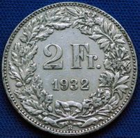 Silberner 2.- Jg. 1932, Rar