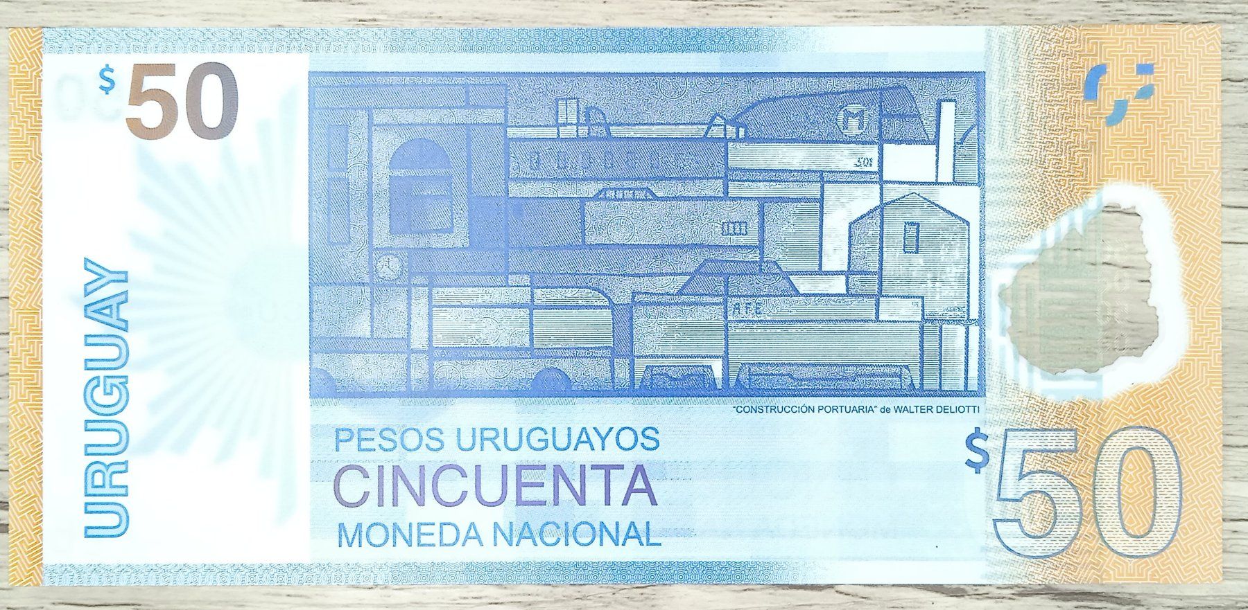 Banconote: Uruguay 50 Pesos Polymer Commemorative UNC – Nuovo (secondo la descrizione) da Cousset venduto da Patricio77 1