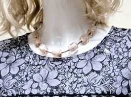 KETTE ECHTSTEIN Unikat ATELIER HALSKETTE 520€ top zu Ring