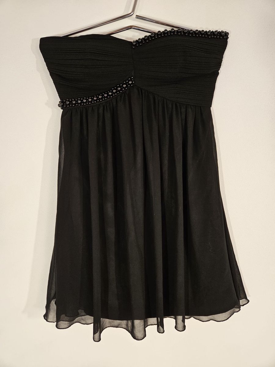 Vestiti: Vera Mont Abendkleid, Gr. 38, schwarz, Bandeaustyle – Nuovo (secondo la descrizione) da Schaffhausen venduto da Fundperle