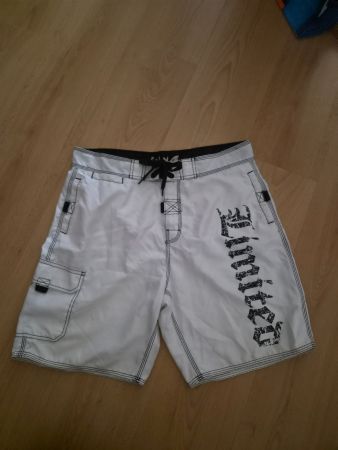 Badeshorts weiss Gr. M/L mit Schriftzug Limited, neuwertig