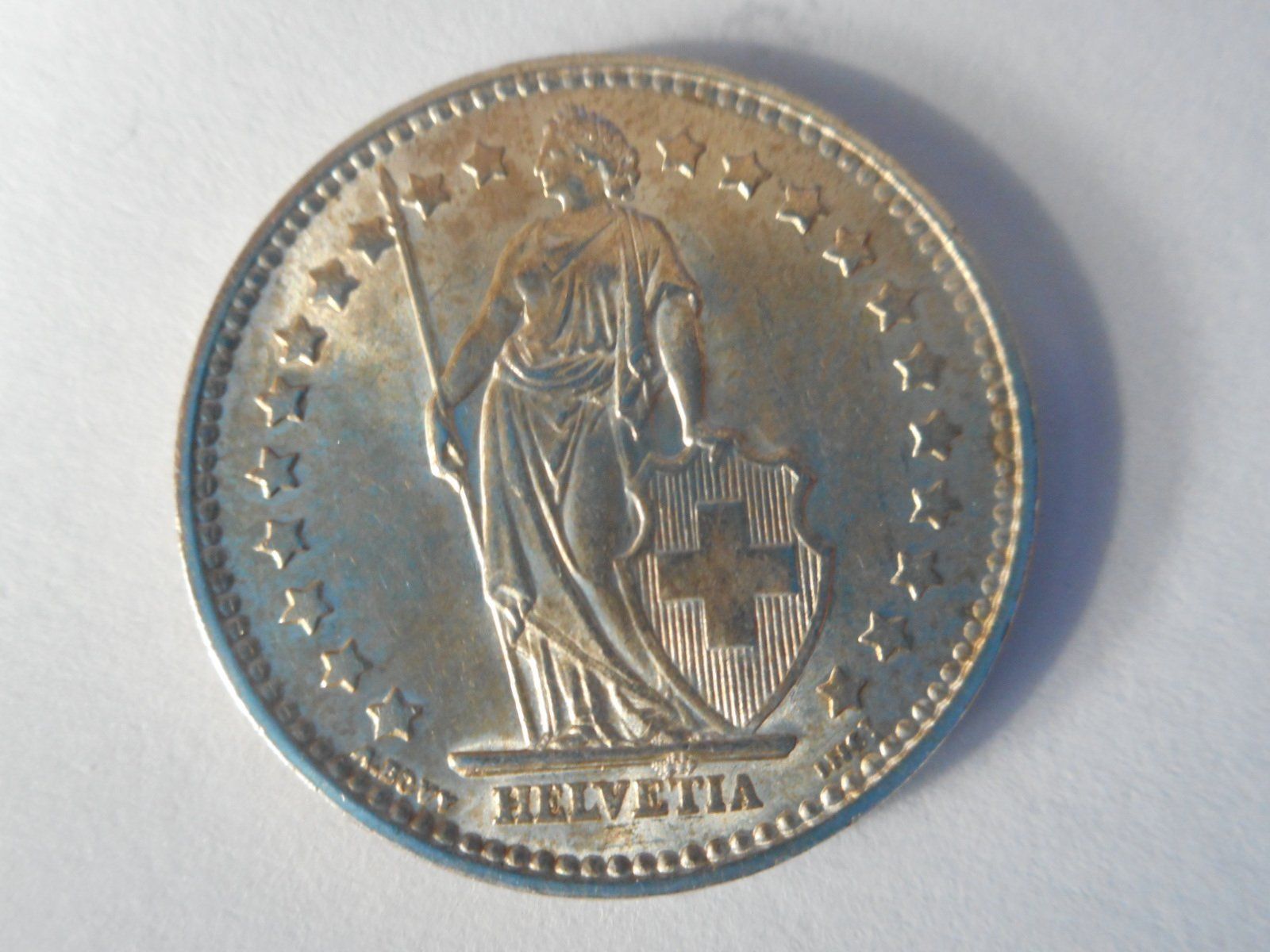 Tutti le monete: 1 Fr. 1957 silber  unz – Nuovo (secondo la descrizione) da Kriegstetten venduto da pizlad2010 1