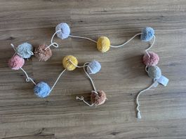 Girlande Pompoms für Kinderzimmer