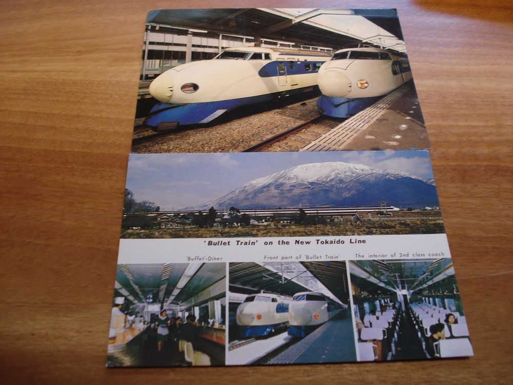 2 Karten Japan, Bullet Train, New Tokaido Line, 1983 | Kaufen Auf Ricardo