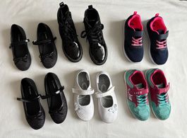 6 Paar Schuhe - Mädchen Girl Meitli Grösse 31 & 32