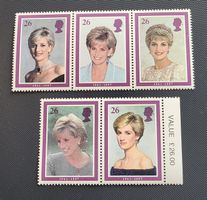 Grossbritannien Prinzessin Diana briefmarke