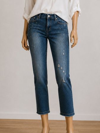 Cambio Hose Laurie - 5-Pocket - 7/8 mit Strasssteinen - TOP