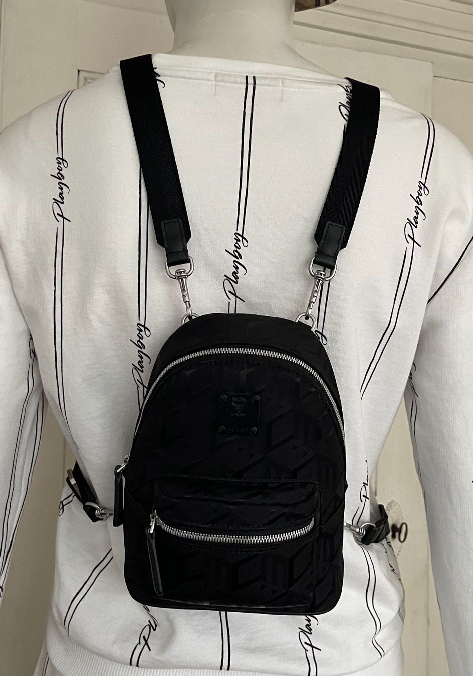 Mcm Rucksäcke: Neuer MCM Rucksack, Size Mini, aus Nylon – Neu (gemäss Beschreibung) aus Dottikon von Pega7 3