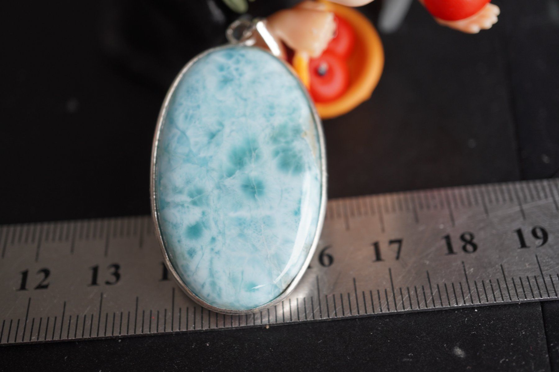 Minerali & Pietre curative: Larimar 925 Silber  Anhänger   by  "TOPSTONE" – Nuovo e nell'imballaggio originale da Eschenbach SG venduto da topstone