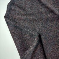Top Merino Tweed aus Italien 2.0x1.50m marrone scuro multi