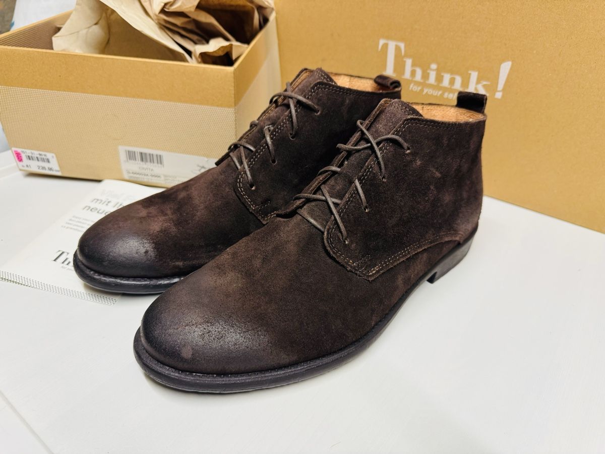 Think Scarpe da uomo: Bottines Think! daim marron automne pointure 41 – Nuovo e nell'imballaggio originale da Brügg BE venduto da Goob 6