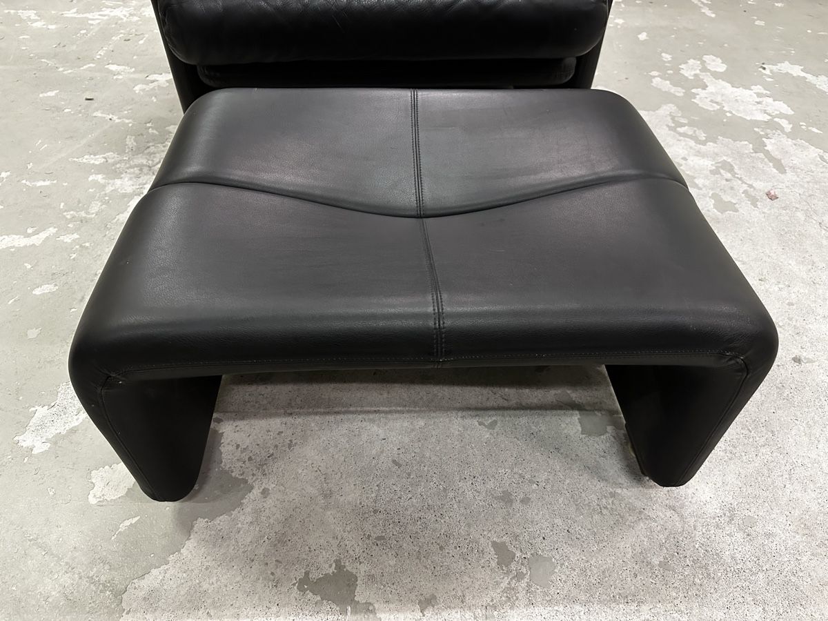 B&B Italia Poltrone: Ledersessel / Fauteuil schwarz – Usato da Chur venduto da Sim7000 1