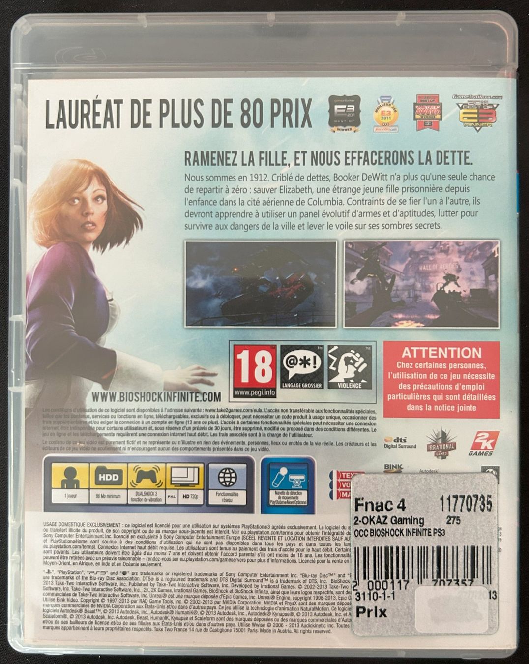 Giochi: PS3 game "Bioshock Infinite" – Usato da Corminboeuf venduto da Ld6NVToZQe 1