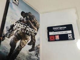PC CD Rom Game Ghost Recon Breakpoint Tom Clancy 2017