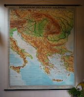 XL Schulwandkarte "Donauraum & Balkan - Halbinsel"