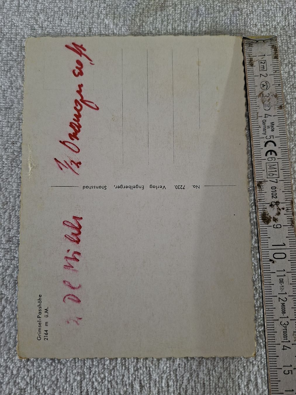 Cartoline postali: 4 alte Ansichtskarten Grimsel Nr.1 – Usato da Grindelwald venduto da carro5 2