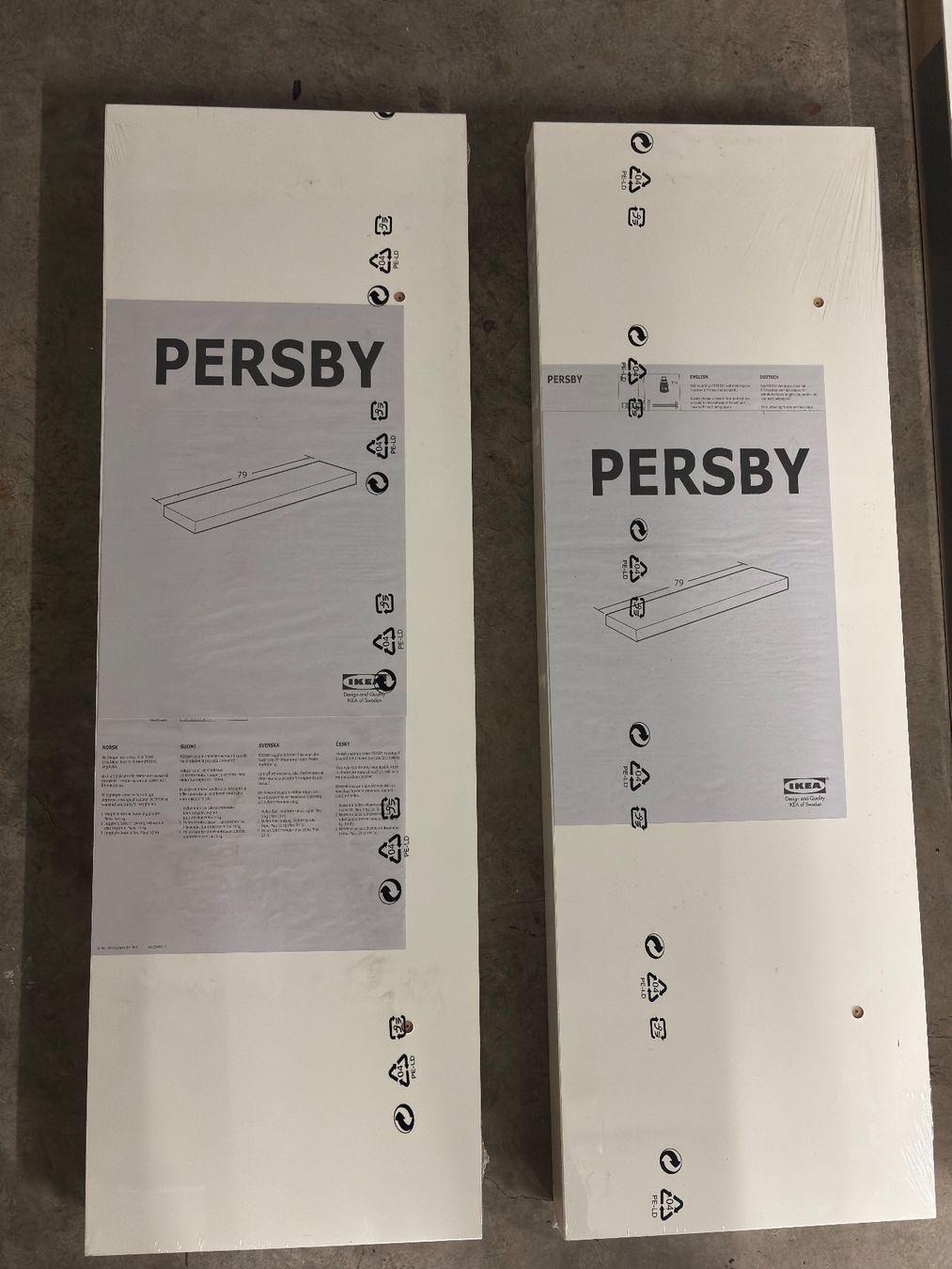 Ikea Scaffali: 4x IKEA Wandregal LACK & PERSBY neu – Usato da Sonterswil venduto da VD-Service 1