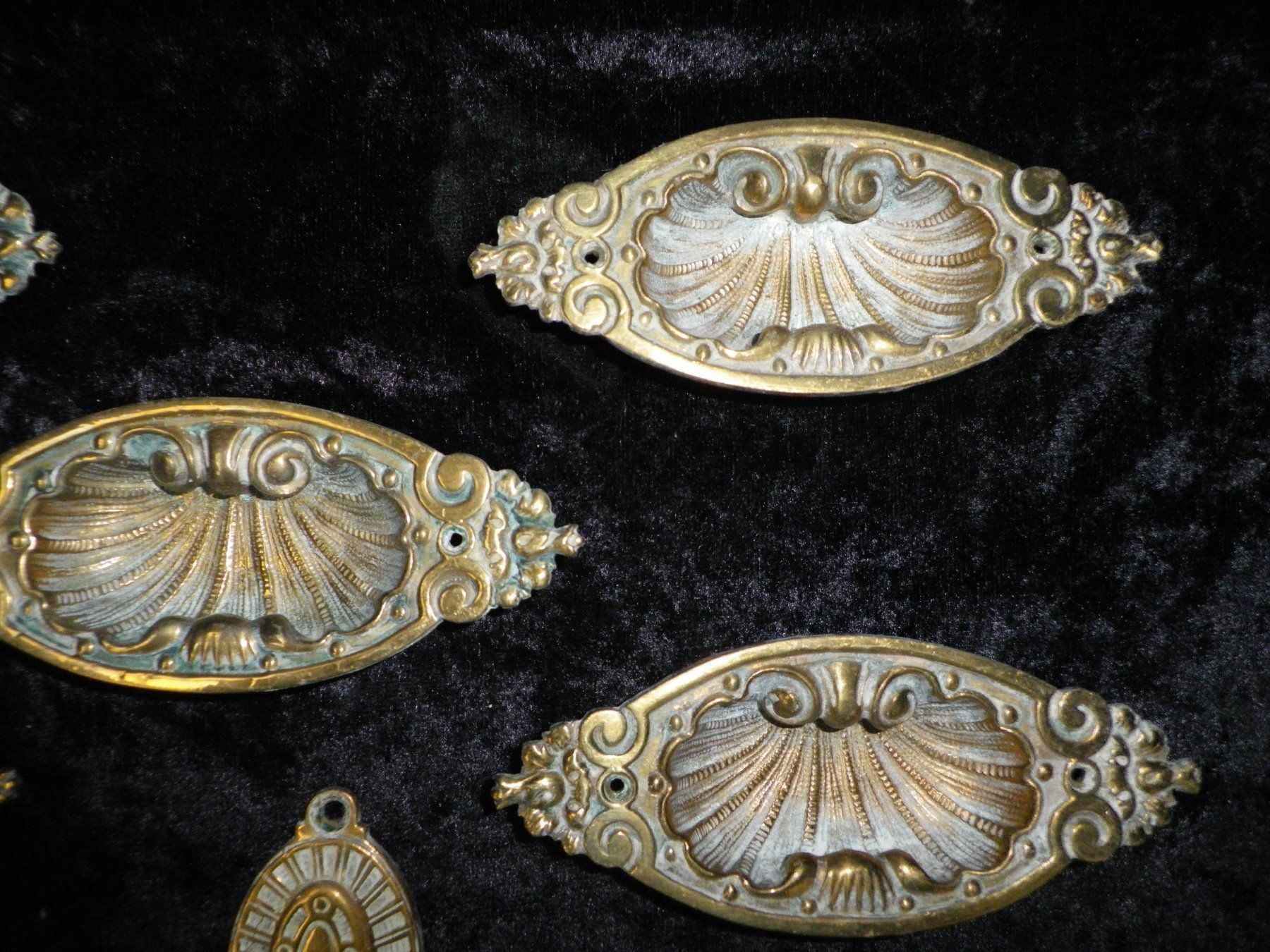 Ferramenta: Wunderschöne Jugendstil Schubladengriffe – Usato da Reinach BL venduto da Annodomini 4
