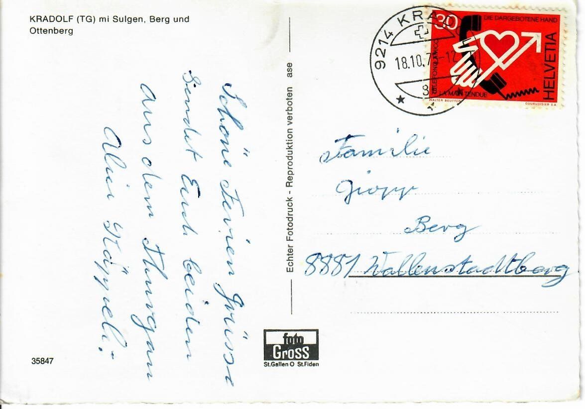 Cartes postales: Kradolf – D'occasion à Hochdorf par Ziegel-16 1