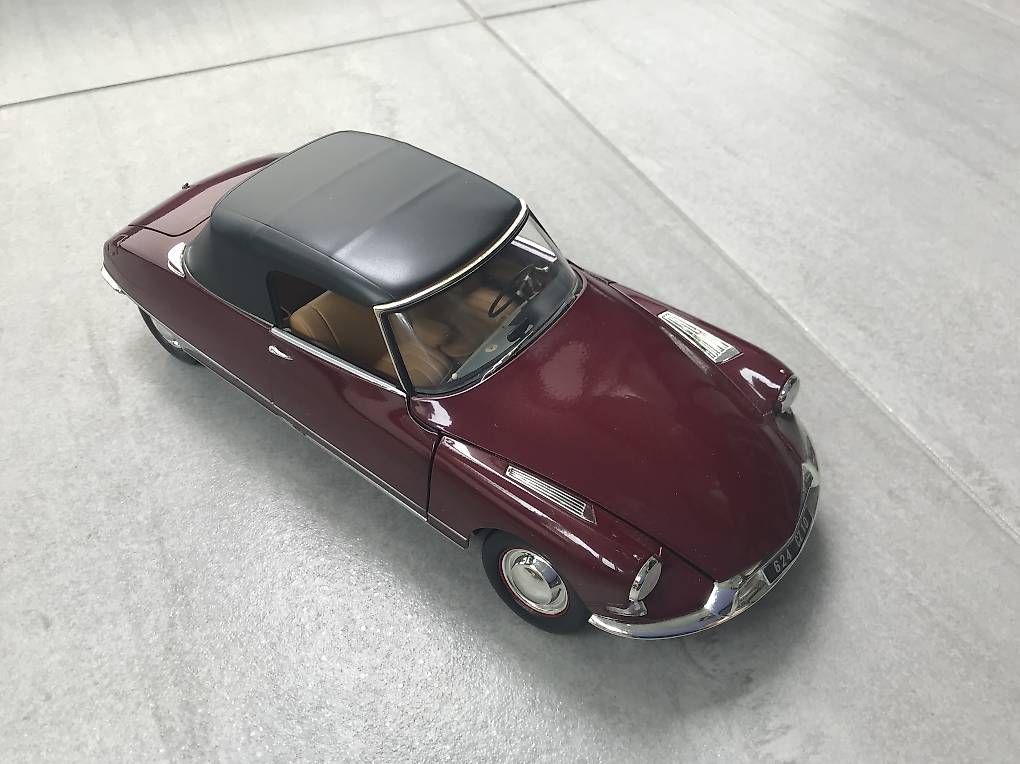 Citroën Modellini d'auto: Norev-Modellauto, Citroën DS 19 Cabriolet – Usato da Birsfelden venduto da Werderr