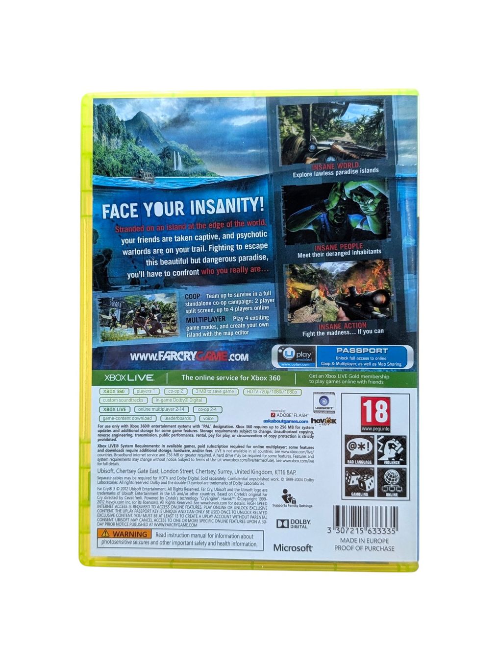 Microsoft Jeux: Far Cry 3 Xbox 360 – D'occasion à Domat/Ems par IsseldorsShop 1