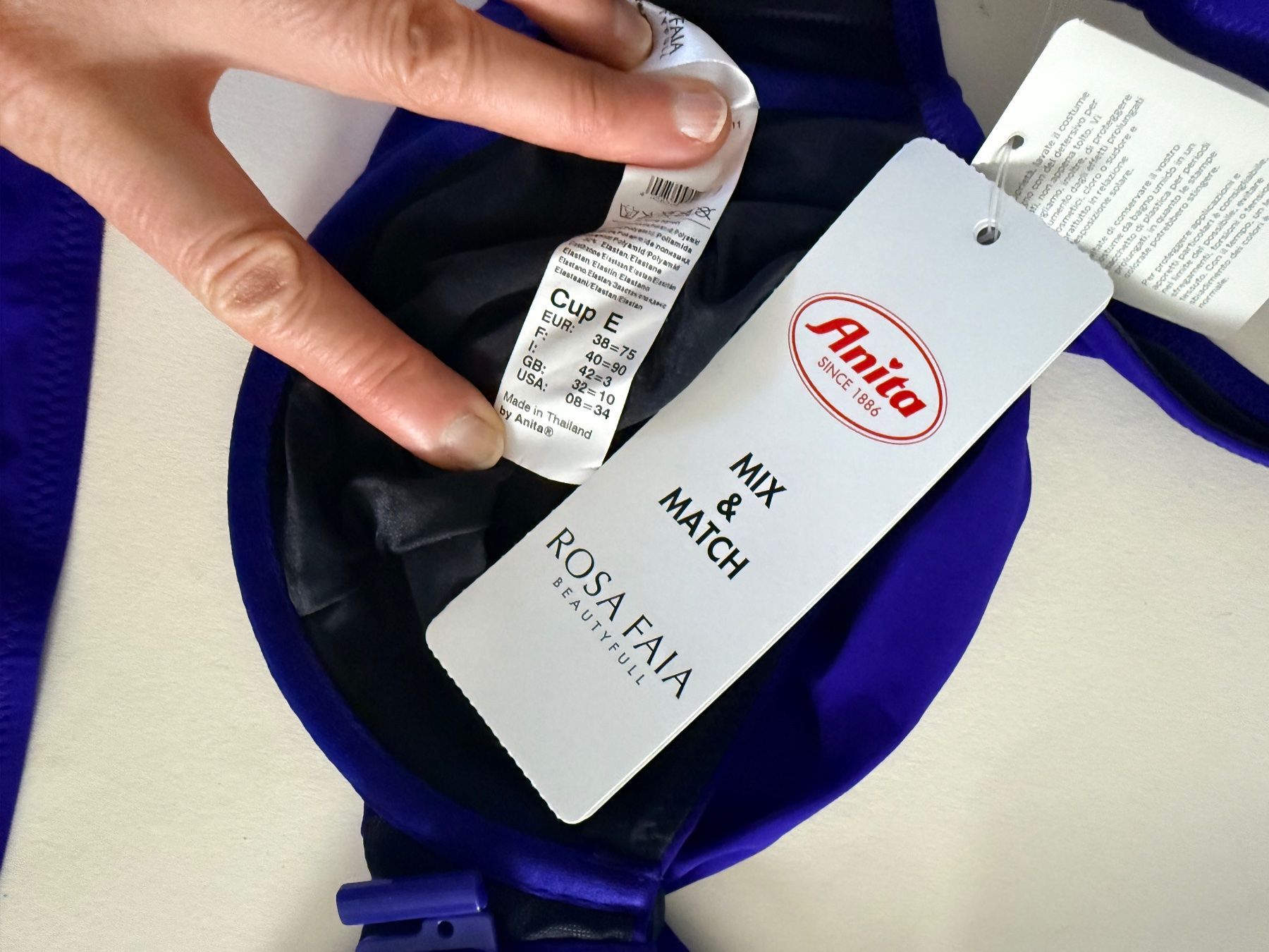 Badekleider & Bikinis: ROSA FAIA, Bikini, Grösse 38E/38, Farbe Blau – Neu und originalverpackt aus Rudolfstetten von gst_g7xl 5