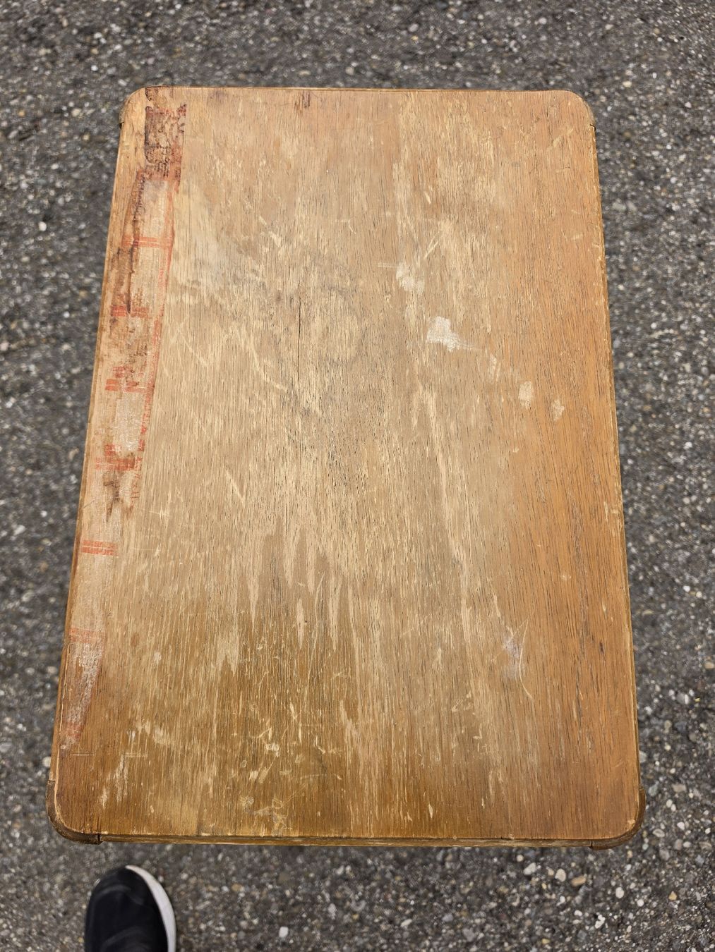Tavoli: Holz Taburett / Tischchen mit Ablage, Vintage Look – Usato da Mettlen venduto da elios0888 4