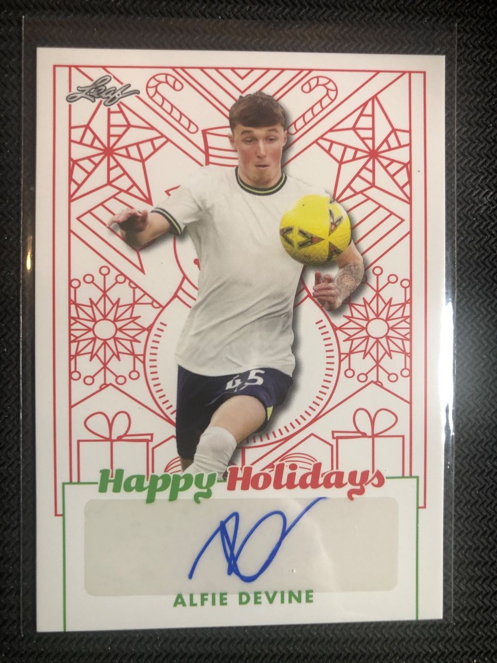 Topps Carte collezionabili: Leaf Holidays Alfie Devine Tottenham Hotspurs Rookie Auto – Usato da Wangenried venduto da Garagara