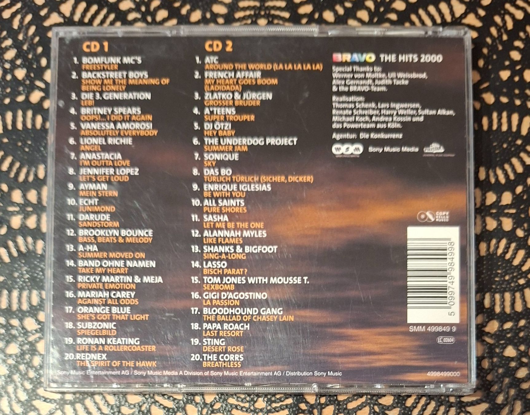 CD: Bravo Hits - The Hits 2000, 2CD Hit Compilation Sampler 2000 – Usato da Amriswil venduto da Celini3 1