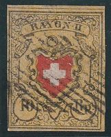 Schweiz-RAYON II-ohne Kreuzeinfassung Nr.16 II Befundanzeige
