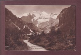 Weg zum OESCHINENSEE - Blümlisalp - 1920