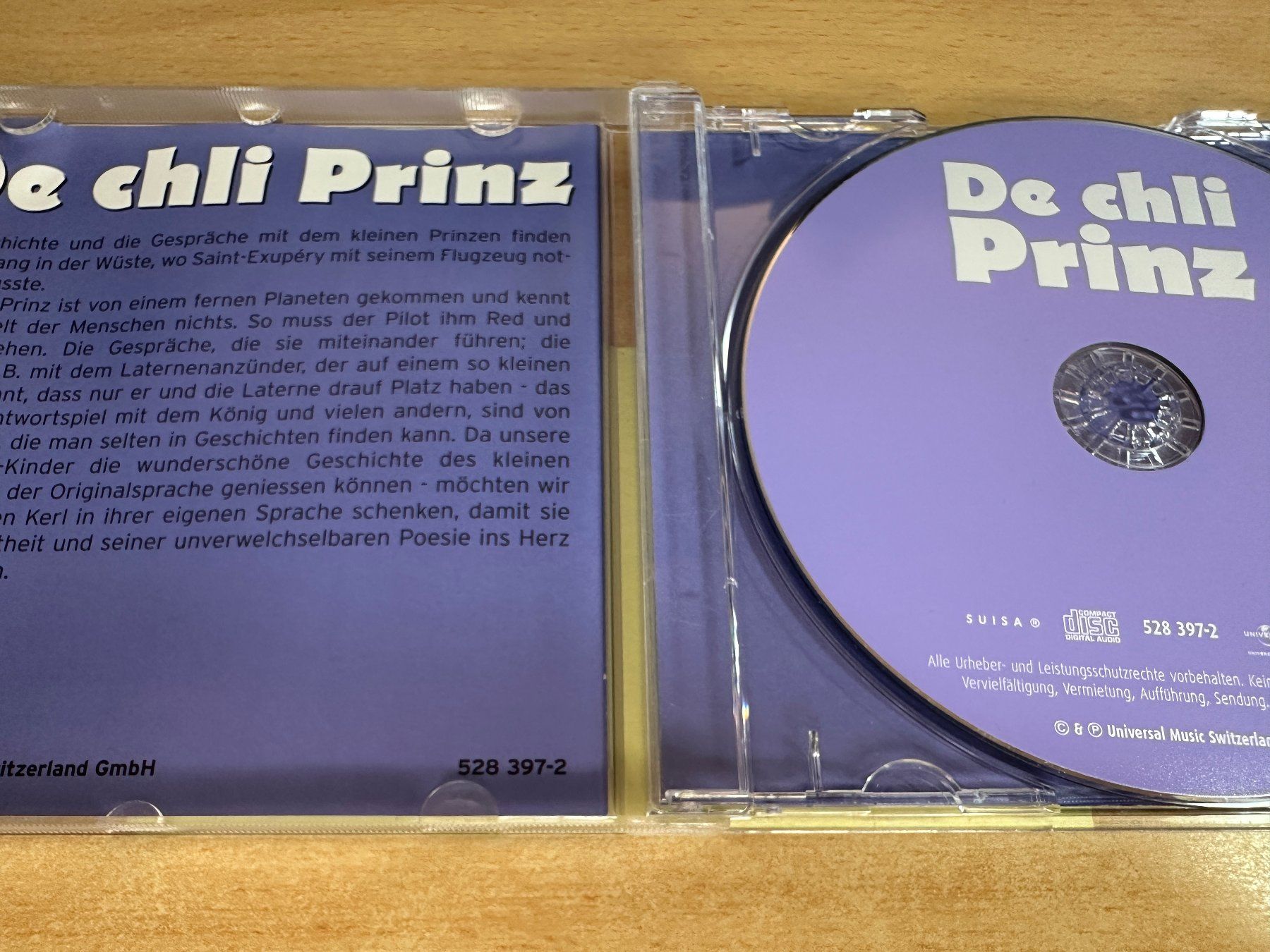 Audiolibri: P1 De chli Prinz - Schwiizerdütsch – Usato da Rikon im Tösstal venduto da Alpenmutz 2