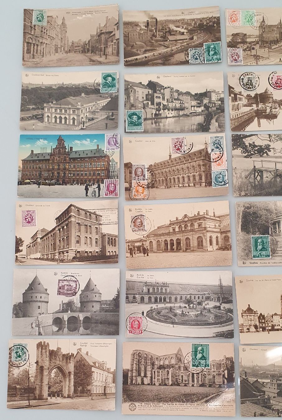 Cartoline postali: 41 Ansichtskarten Belgien – Usato da Kreuzlingen venduto da Rschweiz1 1