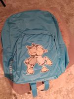 Rucksack hellblau mit Schafe Motiv Kinder neu